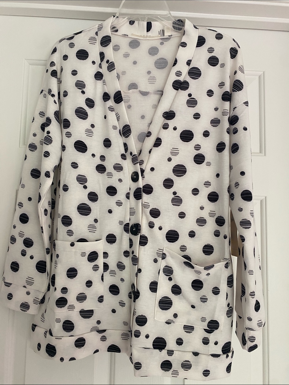 Cyrus B Polka Dot Cardigan light for Spring Summer - Medium